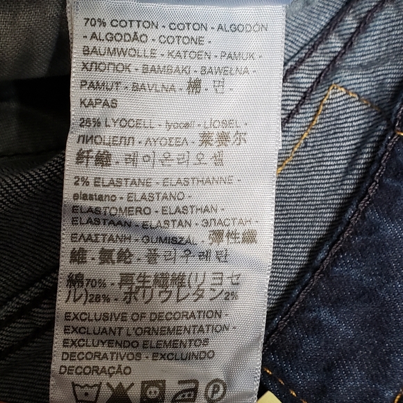 Levi's Flex Mens' 511 Slim Fit Stretch Jeans Size W32 L34 Goth Talking Back Adv - Picture 8 of 8